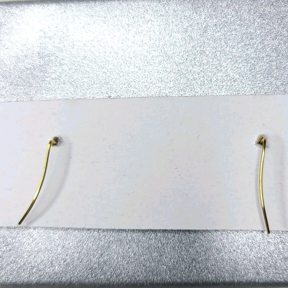 Earrings Ear Climber Gold Tone Delicate Fashion Jewelry Everyday Unique Gift Fun - Picture 3 of 3